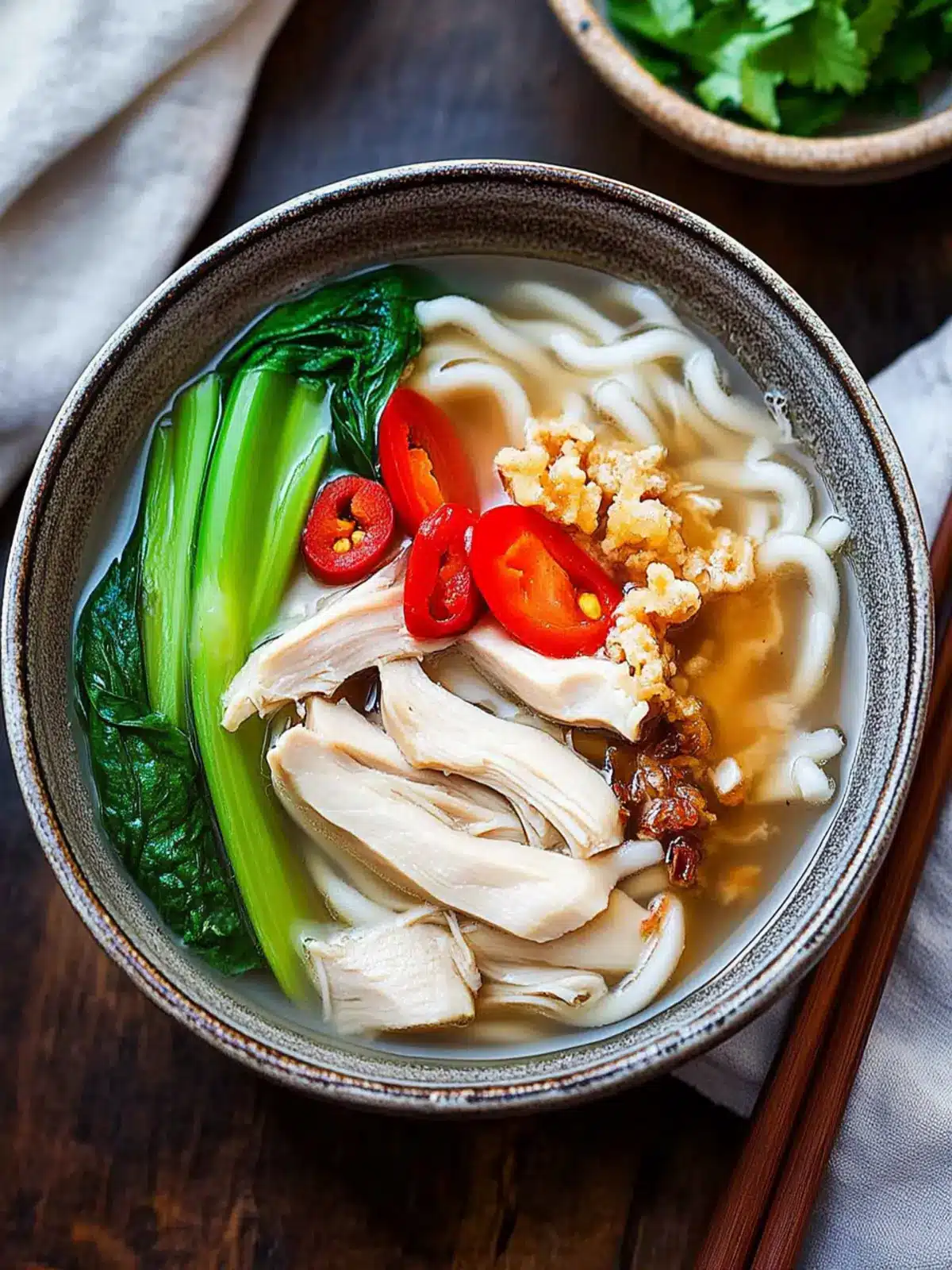 Warm Up with Flavorful Chinese Chicken Noodle Soup Recipe 3 Chinese Chicken Noodle Soup