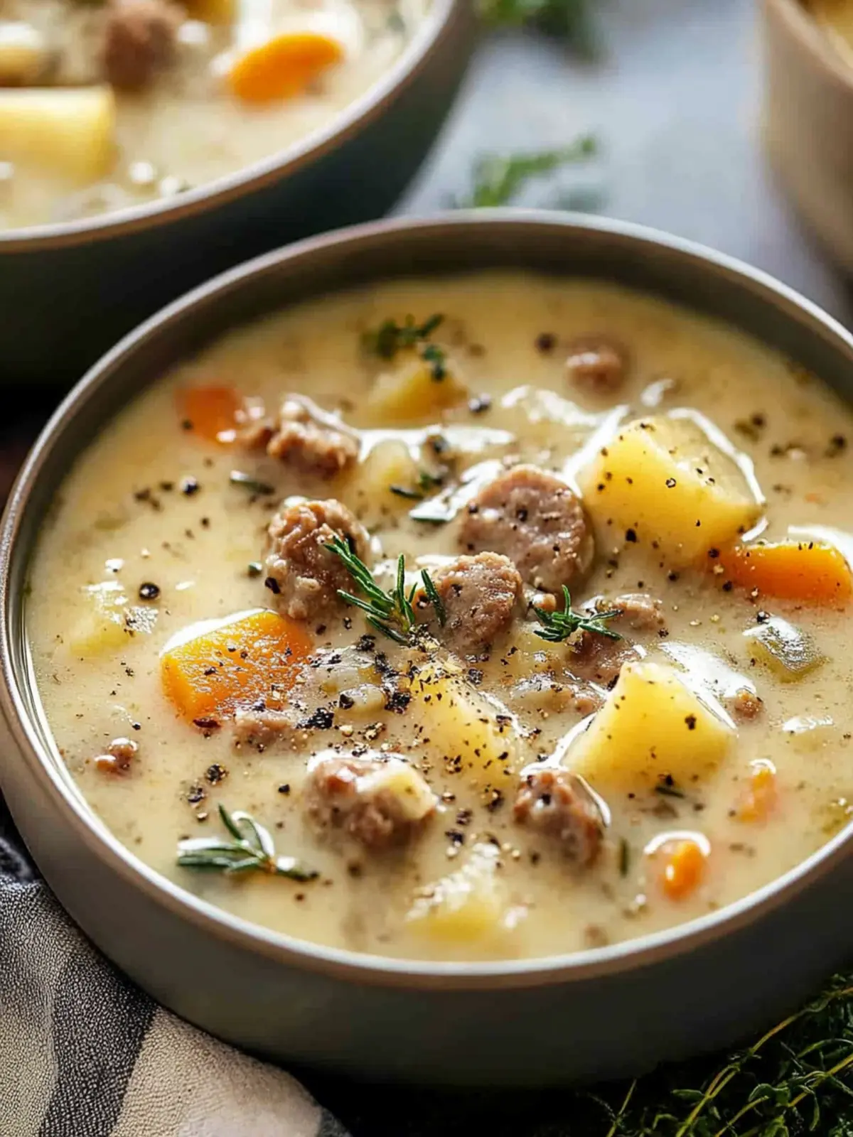Hearty Quick Potato and Sausage Chowder for Cozy Nights 4 Quick Potato and Sausage Chowder