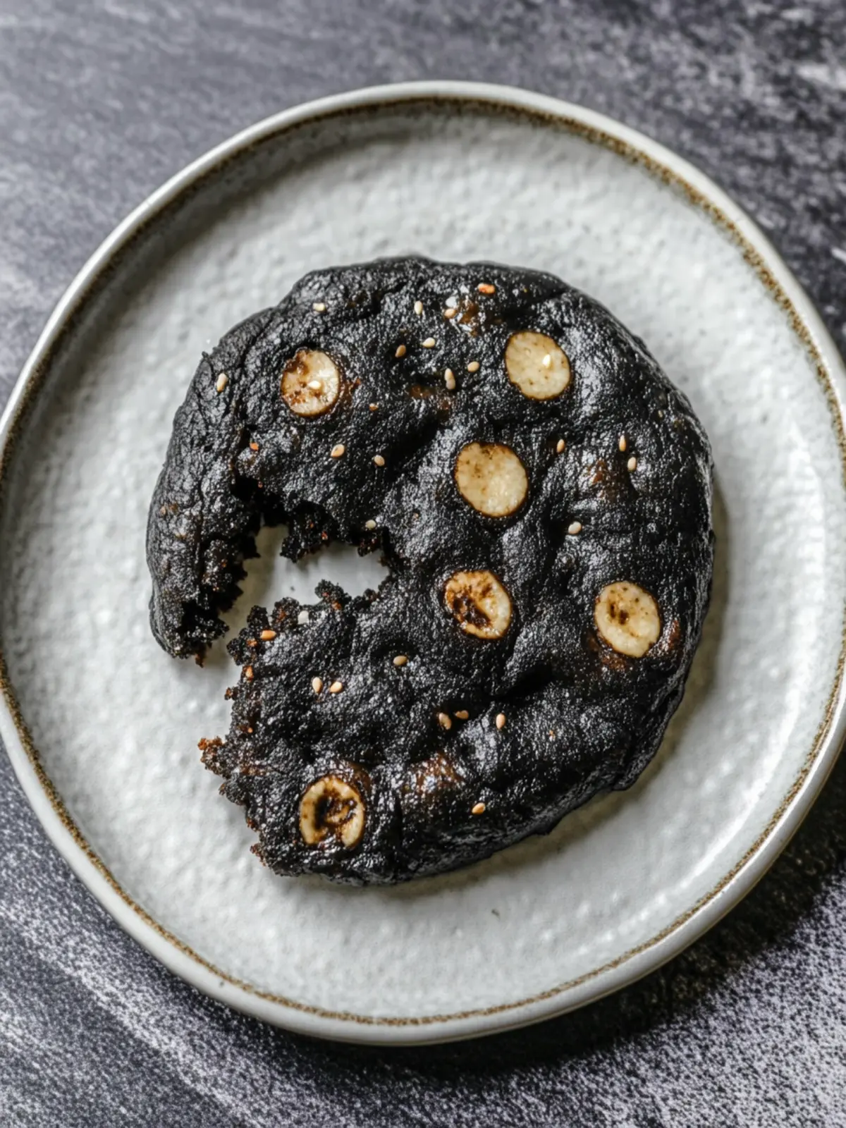 Delicious Vegan Black Sesame Cookies With Just 5 Ingredients 3 Vegan Black Sesame Cookies