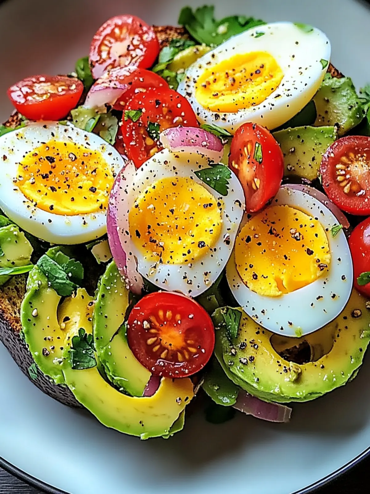 Energizing Workout Egg Avocado Salad for a Healthy Boost 3 Workout Egg Avocado Salad