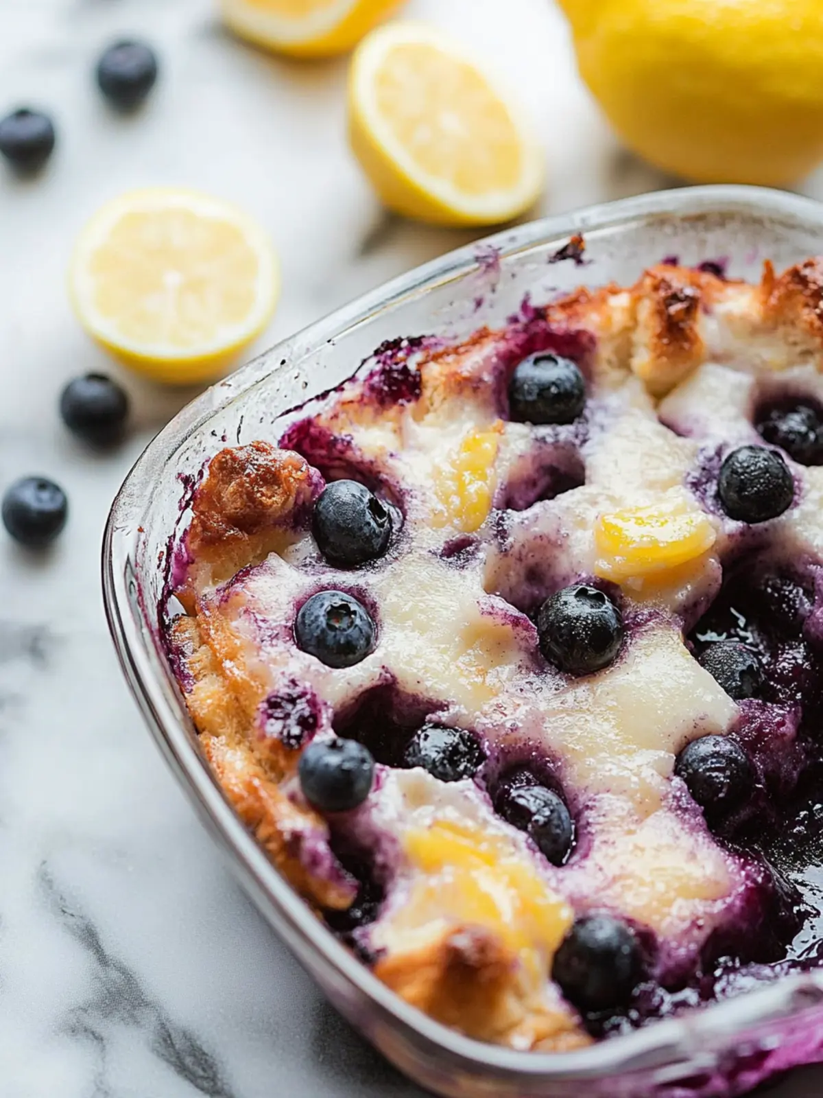 Lemon Blueberry Bread Pudding: A Bright Brunch Delight 5 Lemon Blueberry Bread Pudding