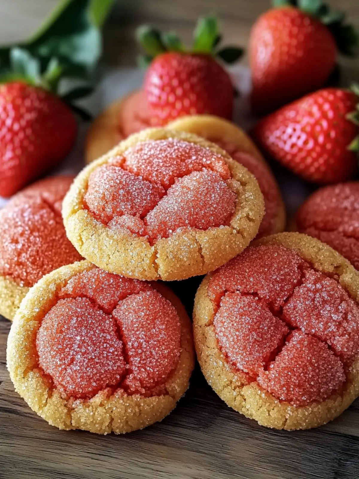 Delightful Strawberry Sugar Cookies Perfect for Any Gathering 2 Strawberry Sugar Cookies