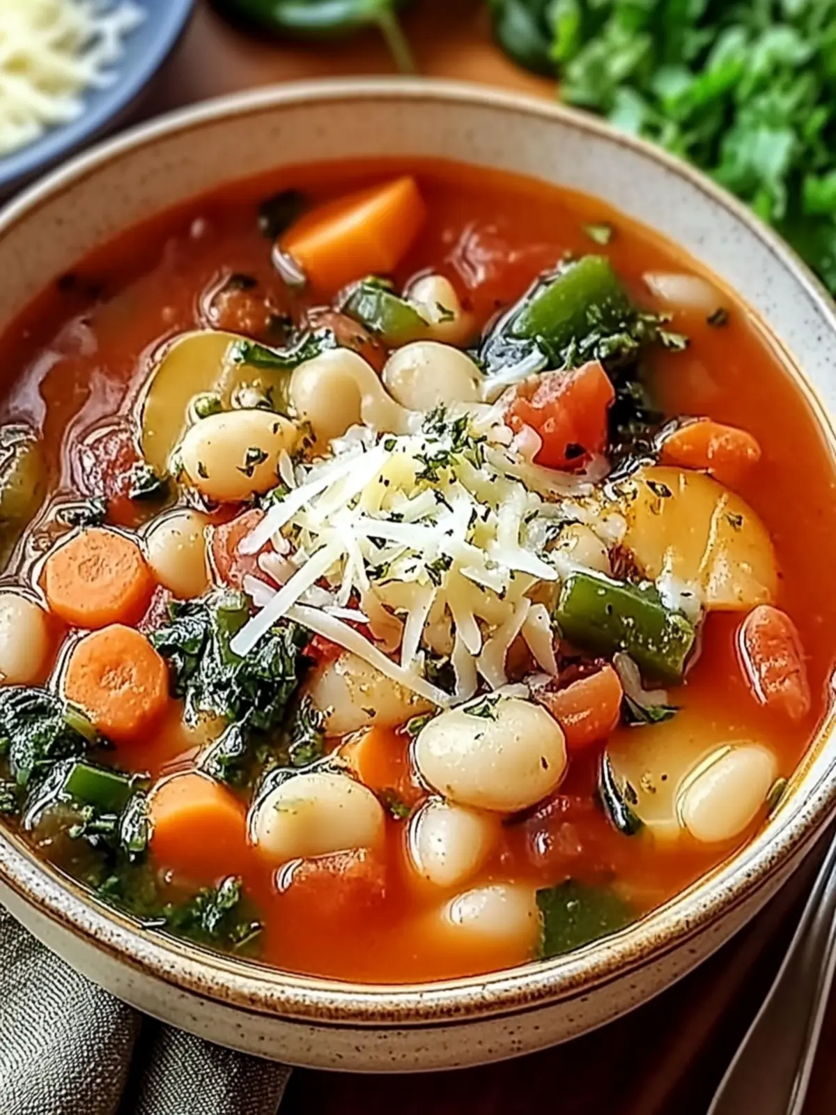 Healthy Minestrone Soup: Your New Cozy Comfort Food 2 Healthy Minestrone Soup