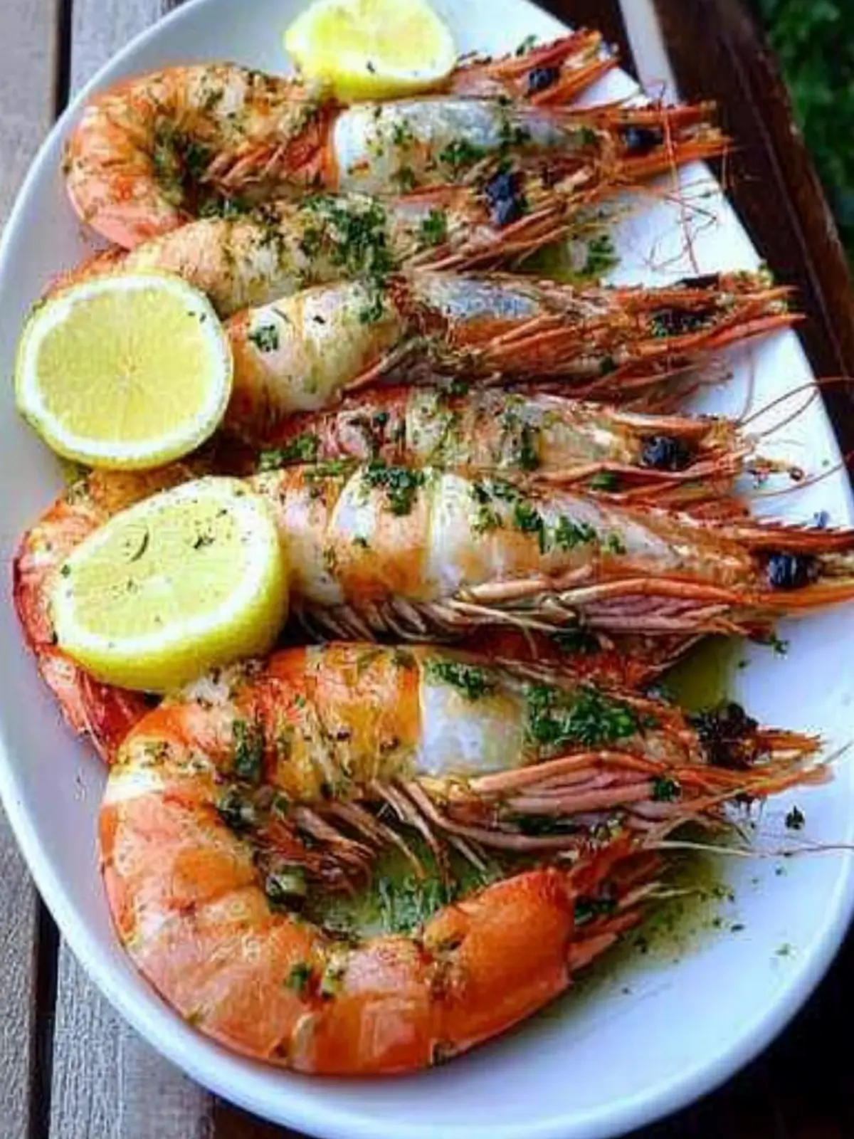 Savory Shrimp a la Marketman: Grilled Prawns with Garlic Butter 5 Shrimp/Prawns a la Marketman