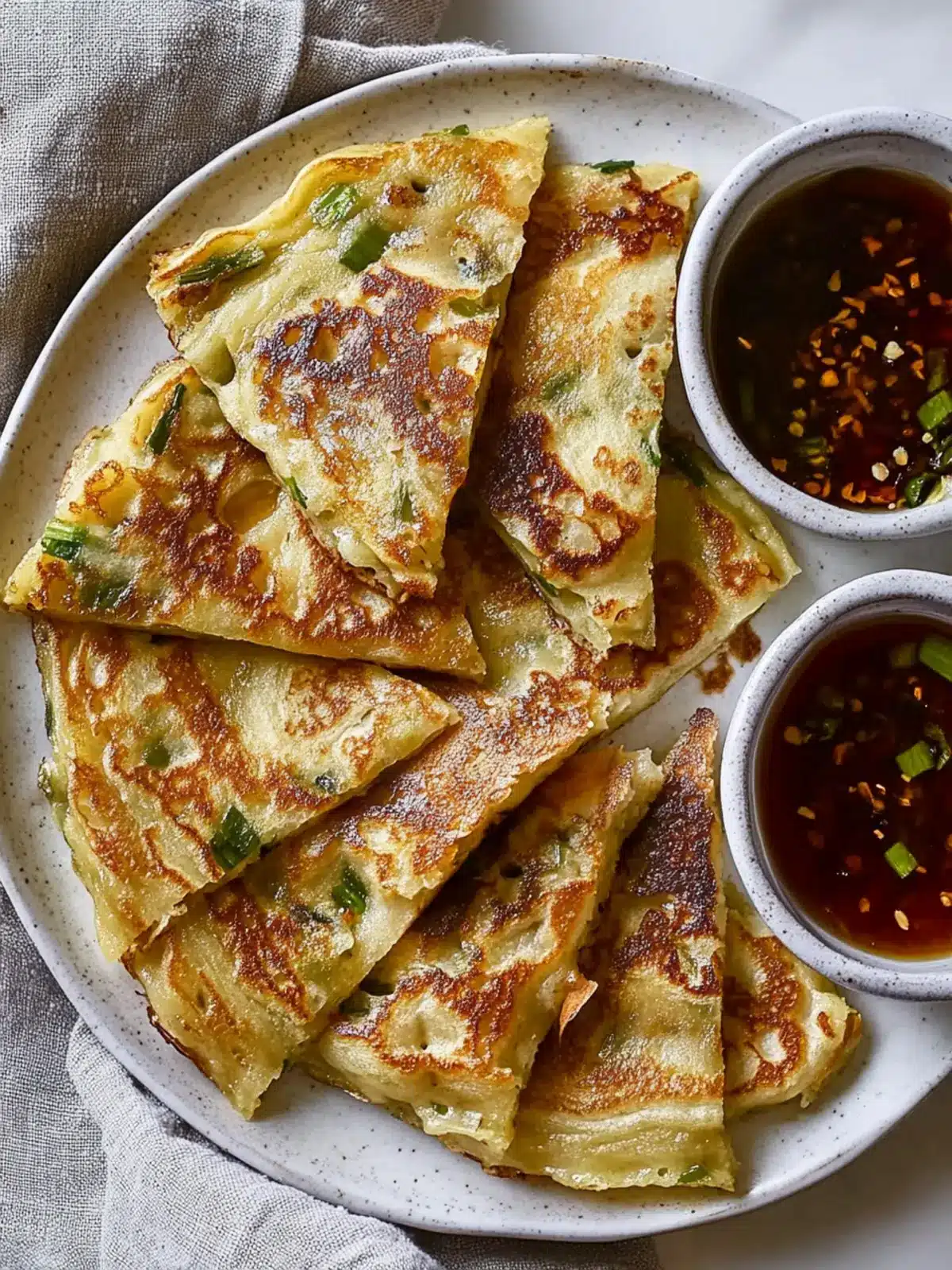 Extra-Flaky Scallion Pancakes: A Crispy Treat for Everyone 3 Extra-Flaky Scallion Pancakes