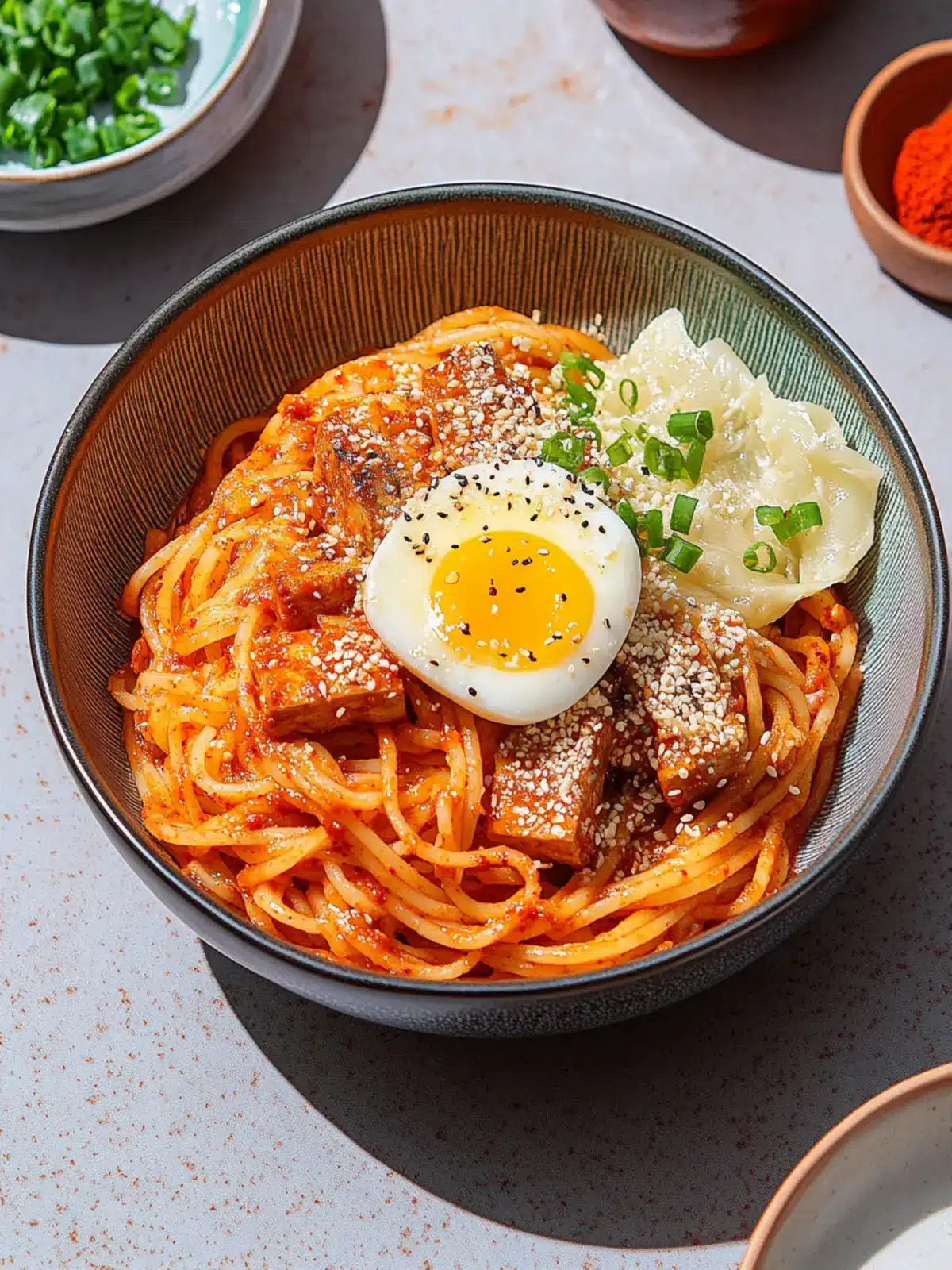 Creamy Korean Ssamjang Pasta: A Flavorful Twist on Comfort Food 2 Korean Ssamjang Pasta