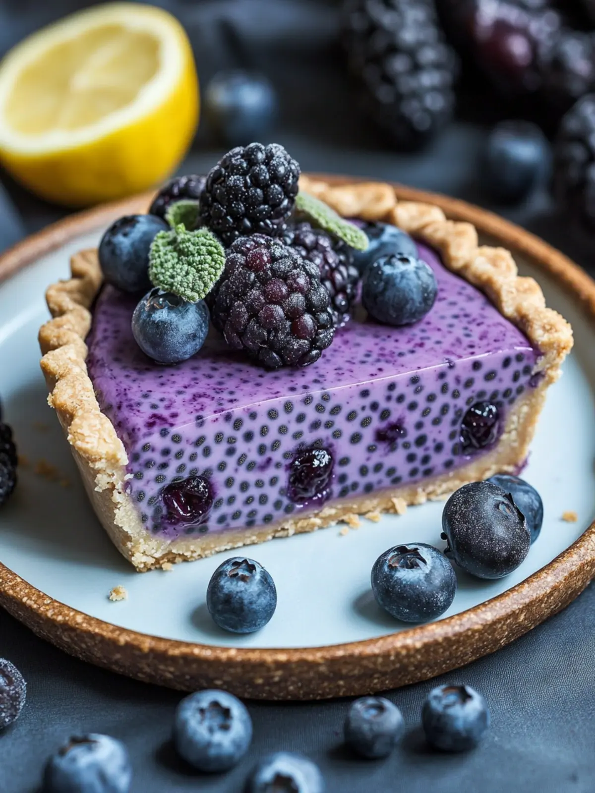No-Bake Blueberry Chia Seed Pie for a Guilt-Free Indulgence 3 No-Bake Blueberry Chia Seed Pie