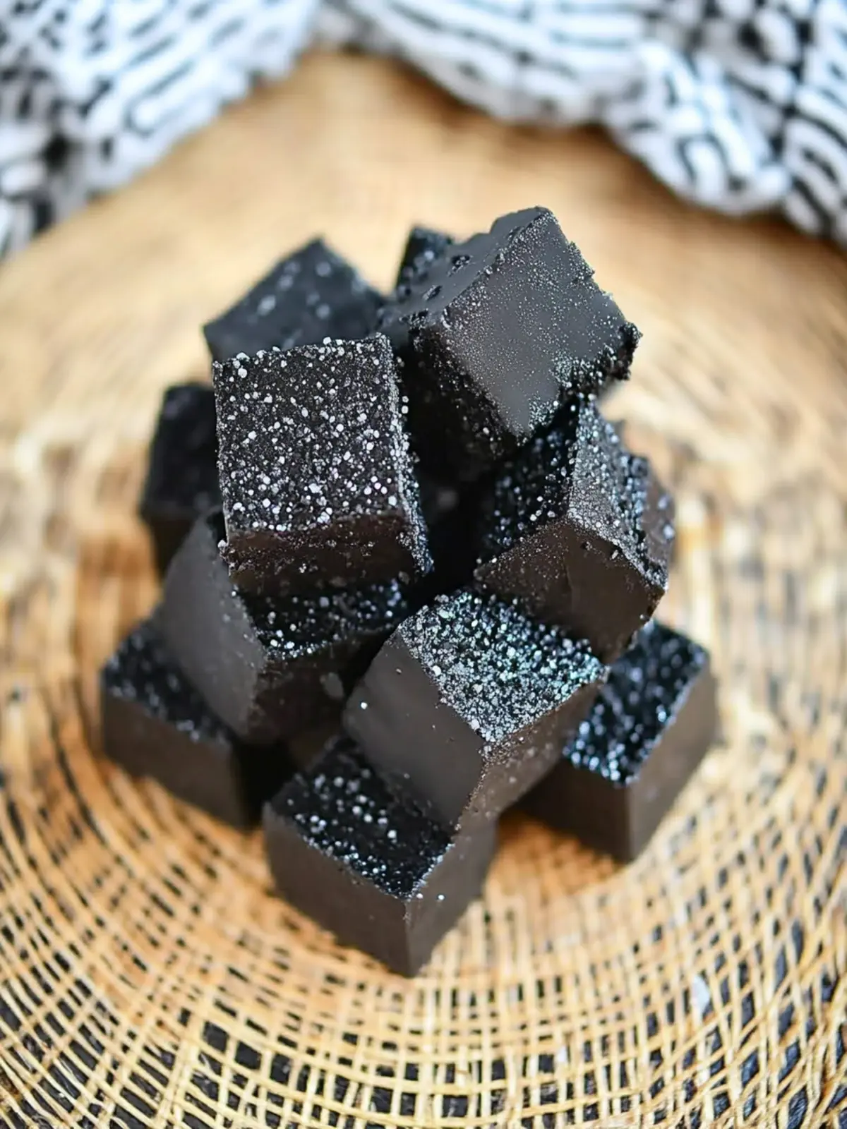 Make Holiday Magic with Christmas Coal Candy Black Fudge 4 Christmas Coal Candy (Black Fudge)