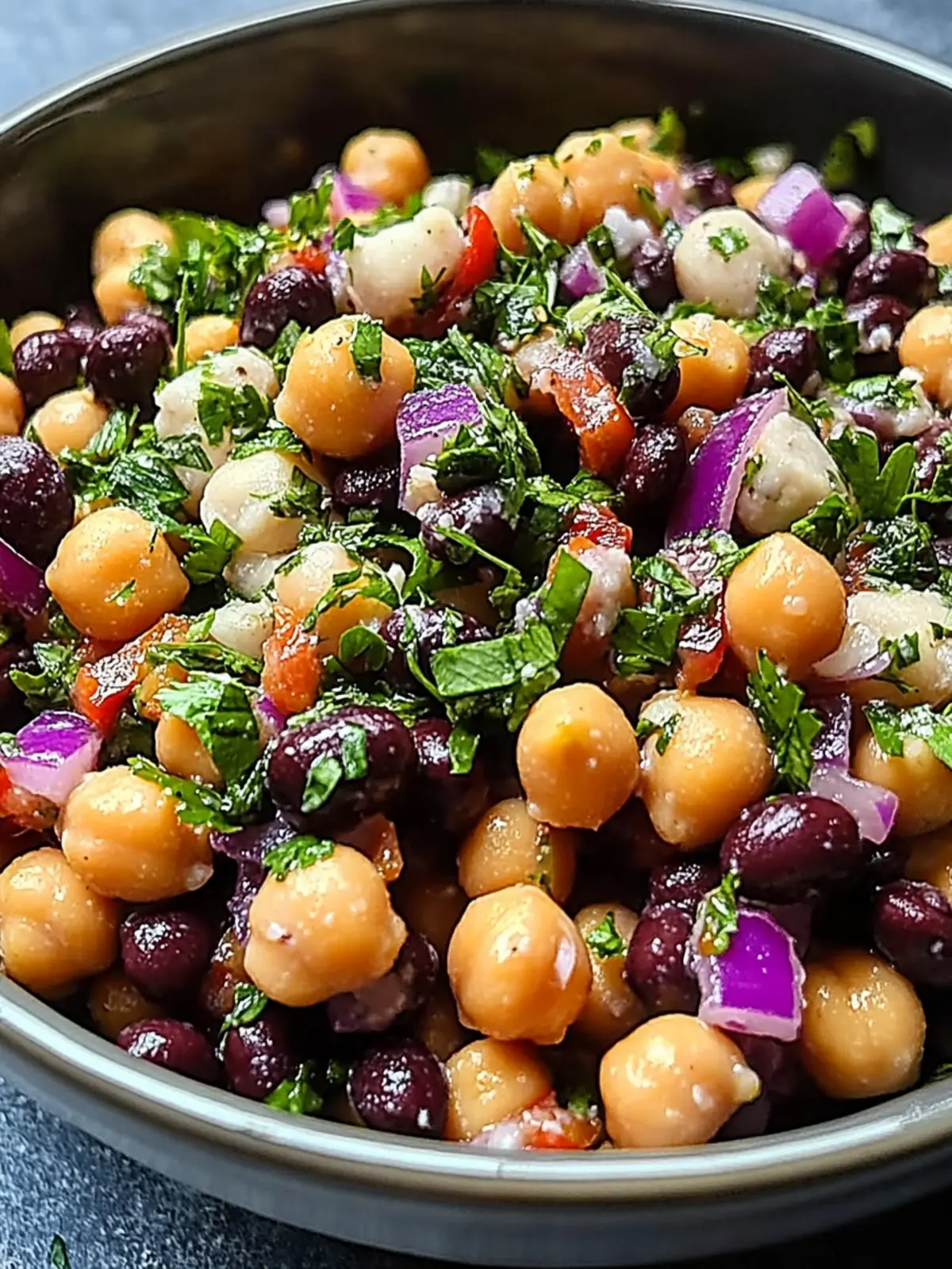 Chickpeas Black Beans Salad: Fresh Flavor in 20 Minutes 5 Chickpeas Black Beans Salad