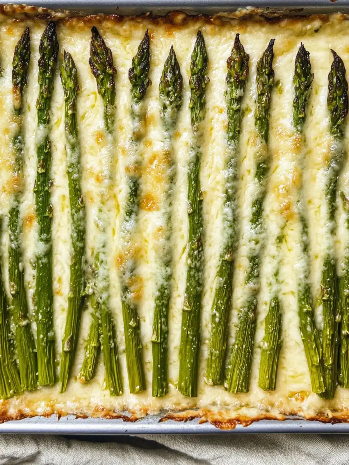 Irresistibly Cheesy Baked Asparagus - A Kid-Approved Favorite 4 Cheesy Baked Asparagus