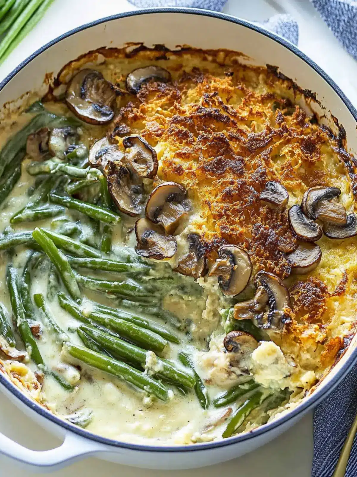 Creamy Green Bean and Mushroom Casserole for Cozy Nights 3 Green Bean and Mushroom Casserole