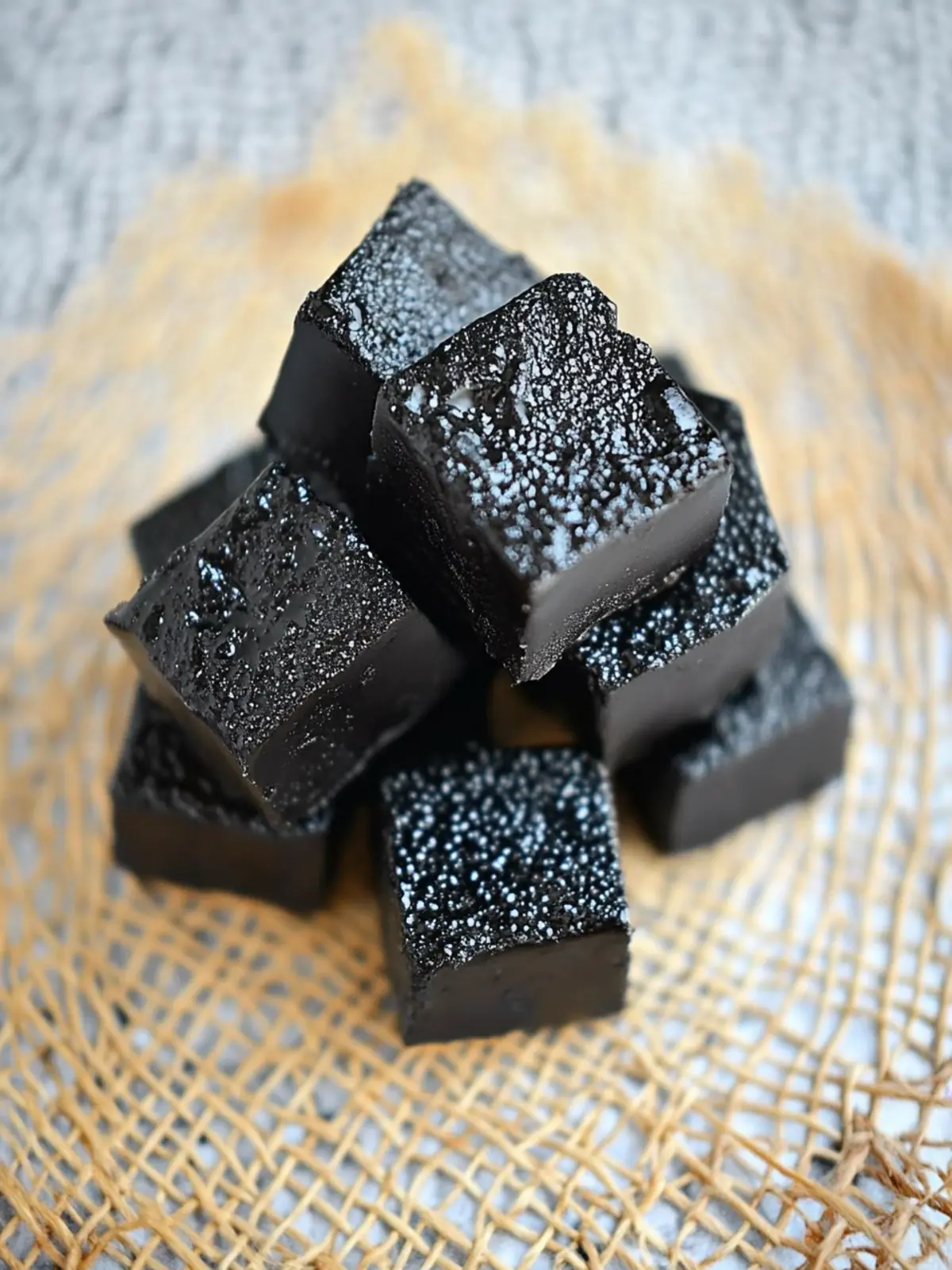 Make Holiday Magic with Christmas Coal Candy Black Fudge 5 Christmas Coal Candy (Black Fudge)