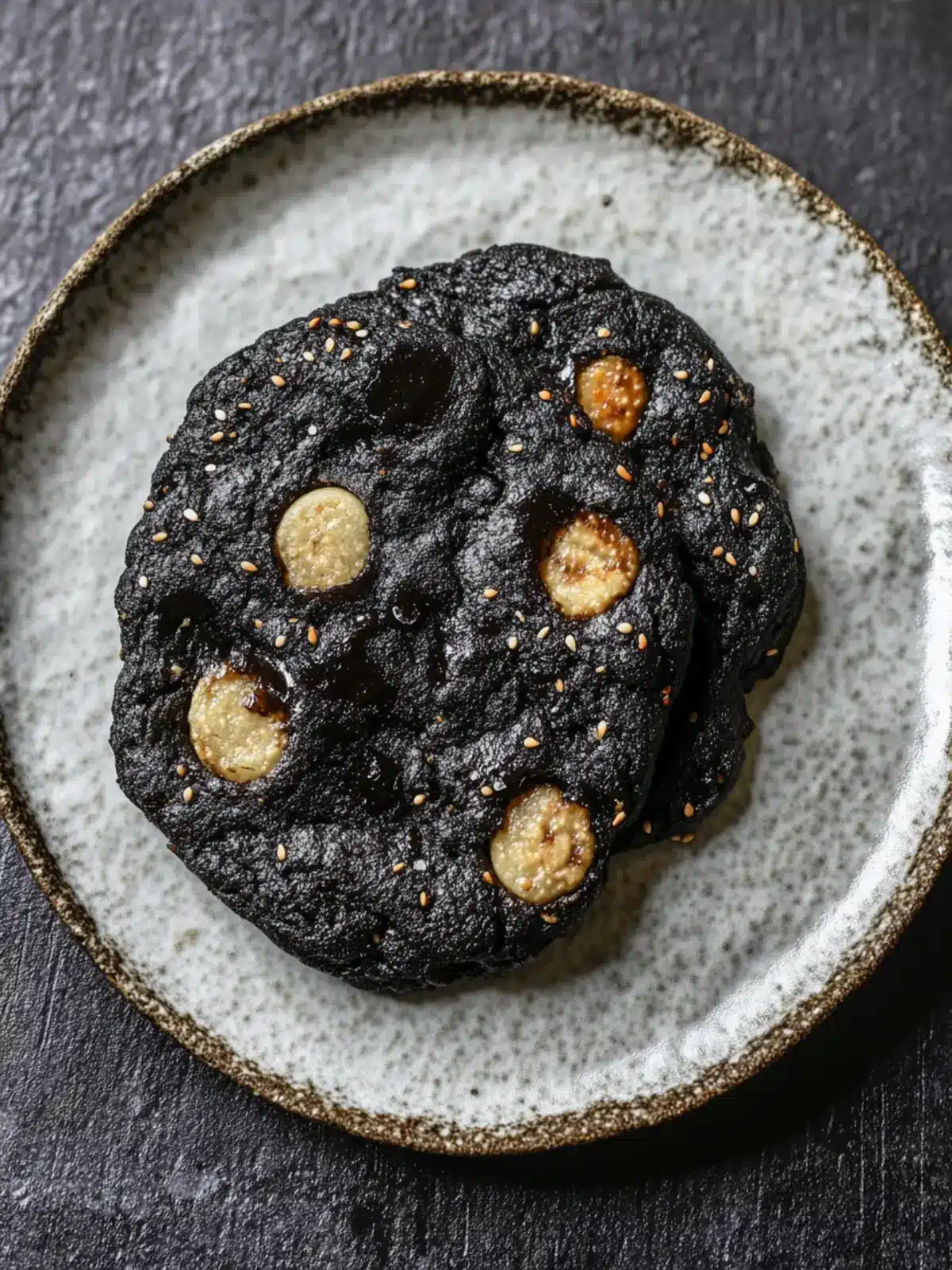 Delicious Vegan Black Sesame Cookies With Just 5 Ingredients 2 Vegan Black Sesame Cookies