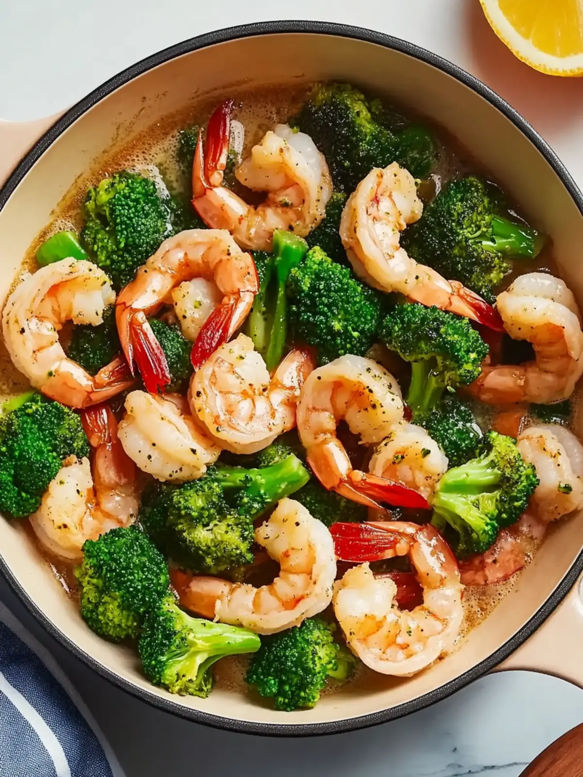One-Pot Garlicky Shrimp & Broccoli for Easy Weeknight Bliss 3 One-Pot Garlicky Shrimp & Broccoli
