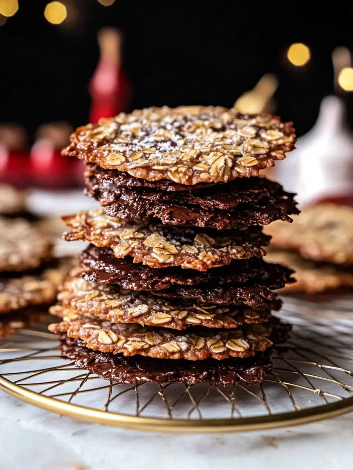 Irresistible Chocolate Oatmeal Lace Cookies to Love Today 4 Chocolate Oatmeal Lace Cookies