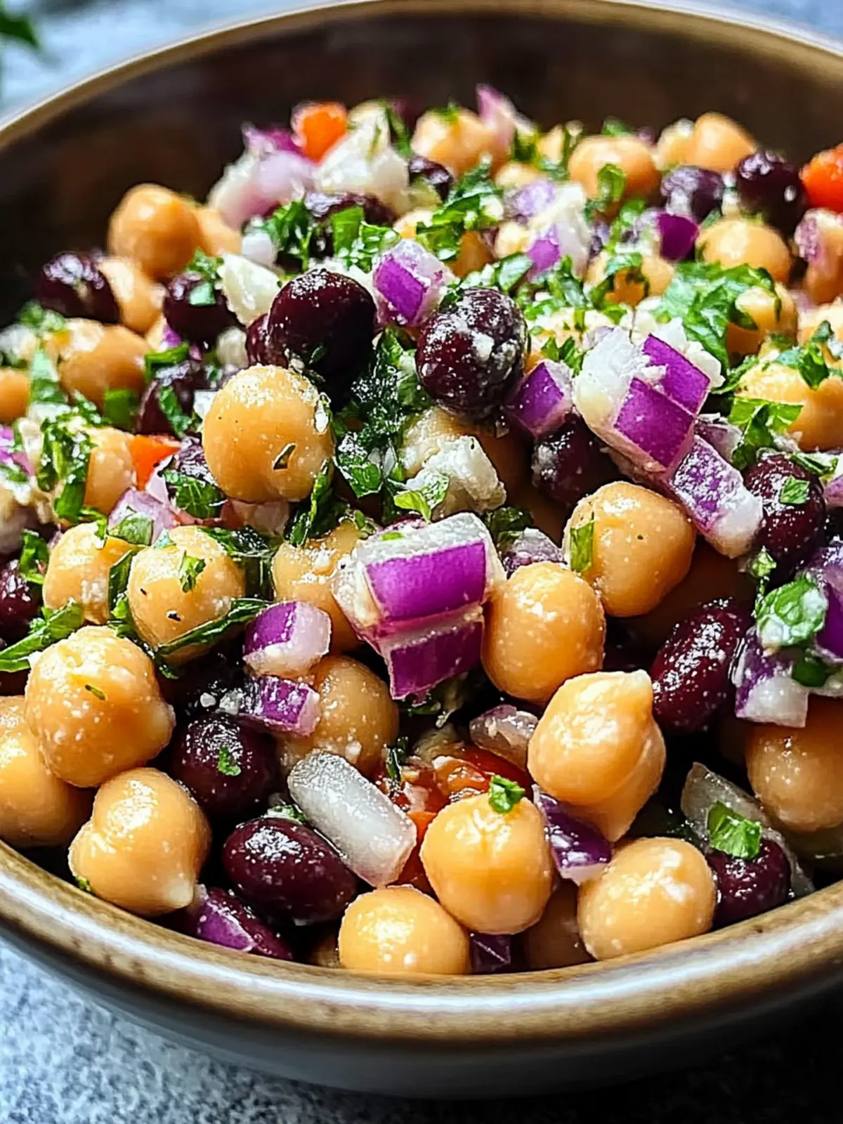 Chickpeas Black Beans Salad: Fresh Flavor in 20 Minutes 3 Chickpeas Black Beans Salad