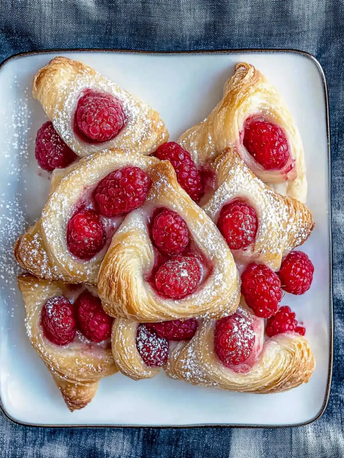 Irresistible Raspberry Danish with Creamy Filling Recipe