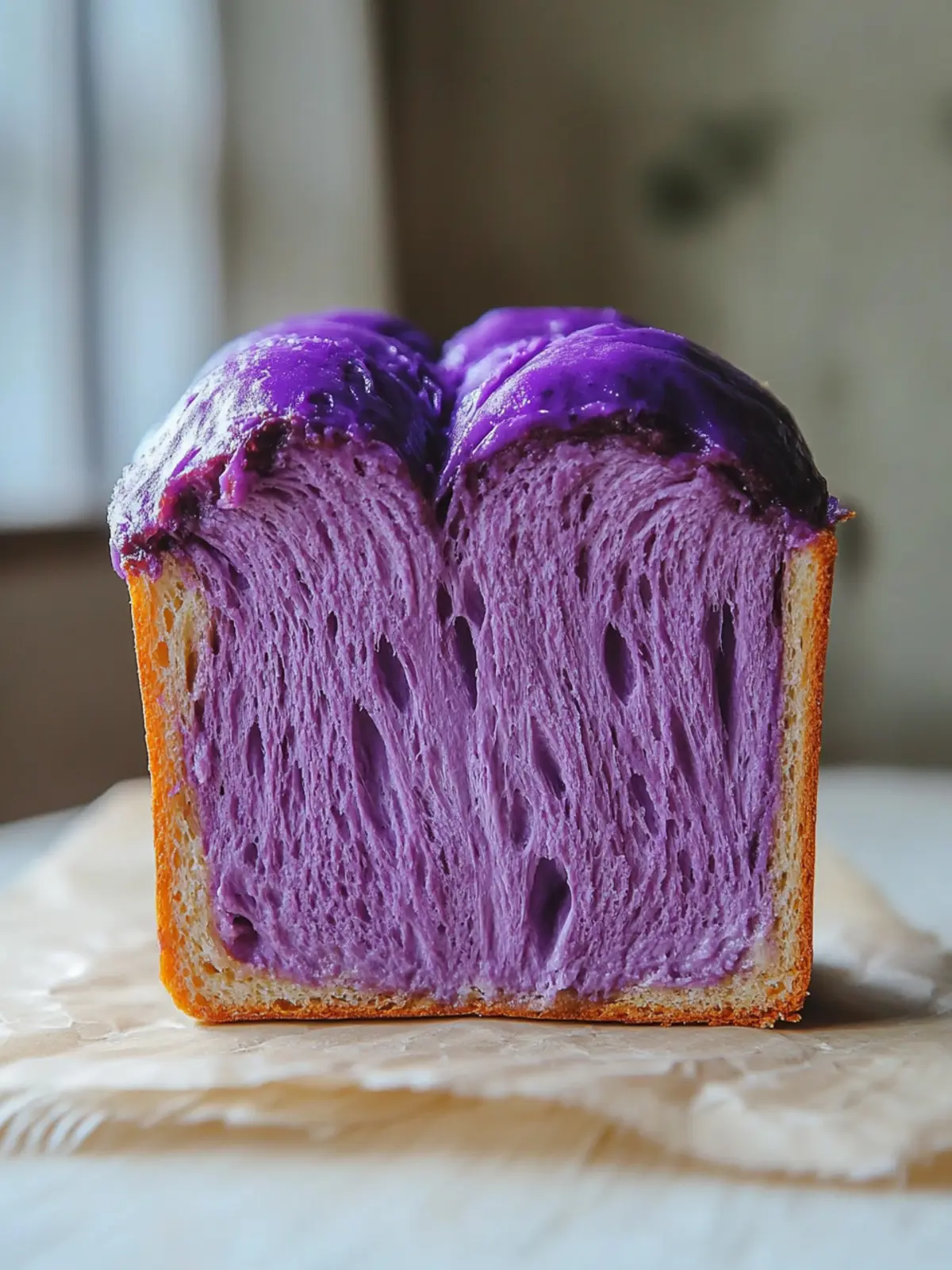 Fluffy Ube Milk Bread: A Visual Treat for Your Taste Buds 2 Ube Milk Bread