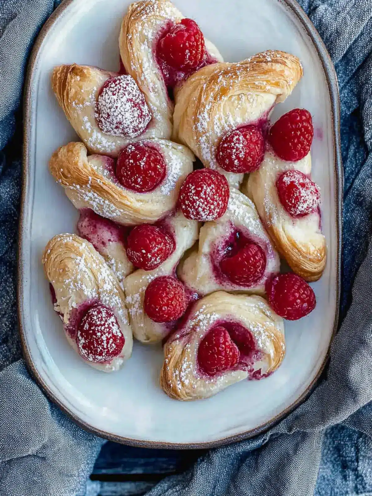 Irresistible Raspberry Danish with Creamy Filling Recipe