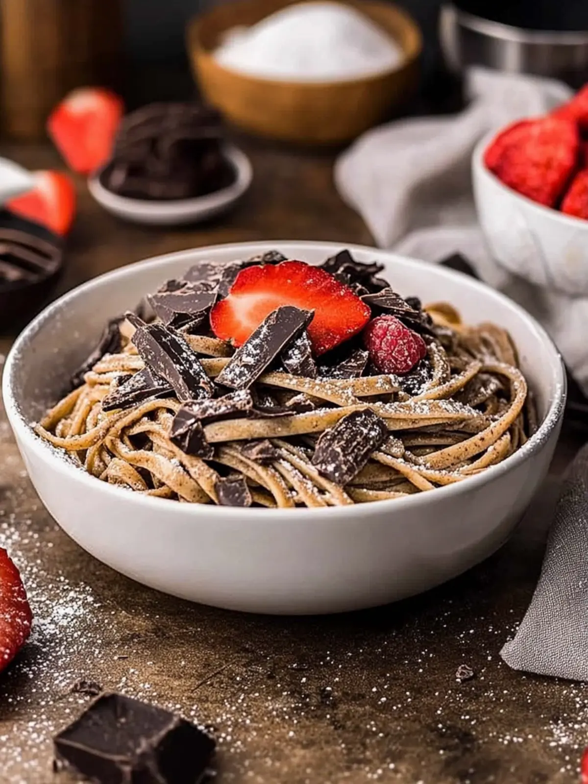 Chocolate Pancake Spaghetti: Fun Breakfast Delight for All 4 Chocolate Pancake Spaghetti