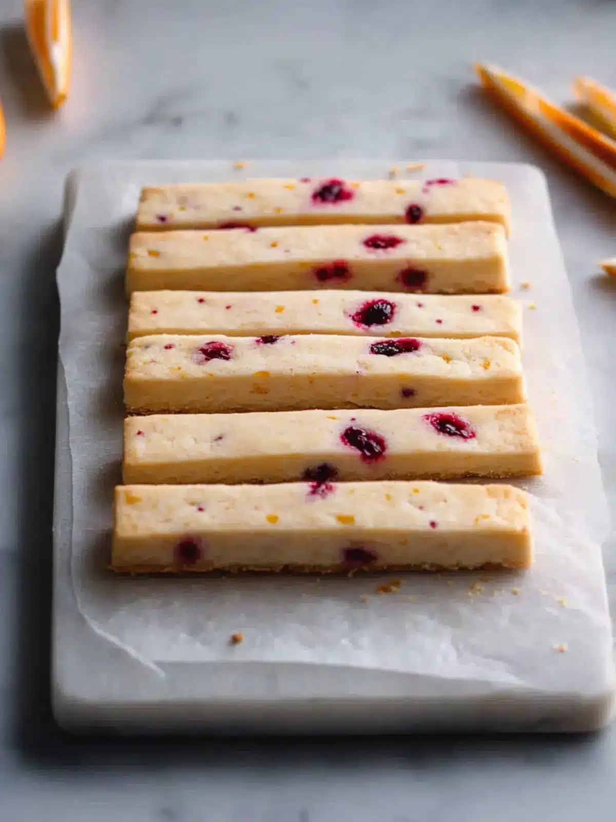 Orange Cranberry Shortbread Cookies for Holiday Bliss 2 Orange Cranberry Shortbread Cookies