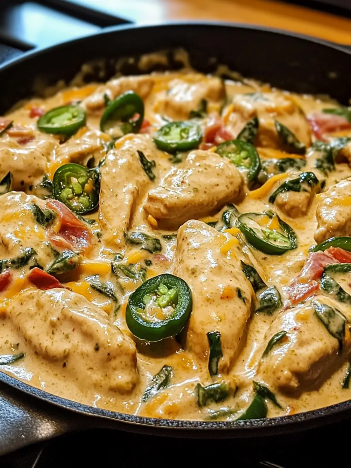 Creamy Jalapeño Chicken Skillet: Your Weeknight Savior 3 Creamy Jalapeño Chicken Skillet