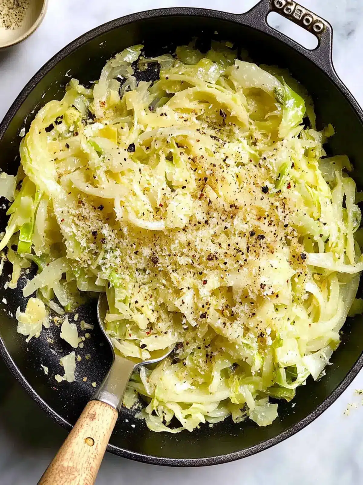 Cacio e Pepe Sautéed Cabbage: A Flavorful Twist on Veggies 2 Cacio e Pepe Sautéed Cabbage
