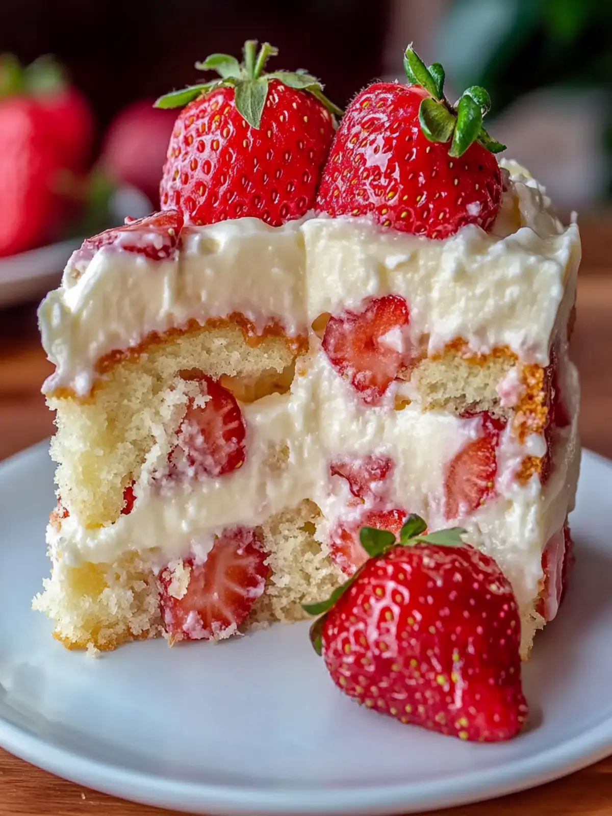 Strawberry Custard Delight Cake That Whisks You to Summer Bliss 3 Strawberry Custard Delight Cake