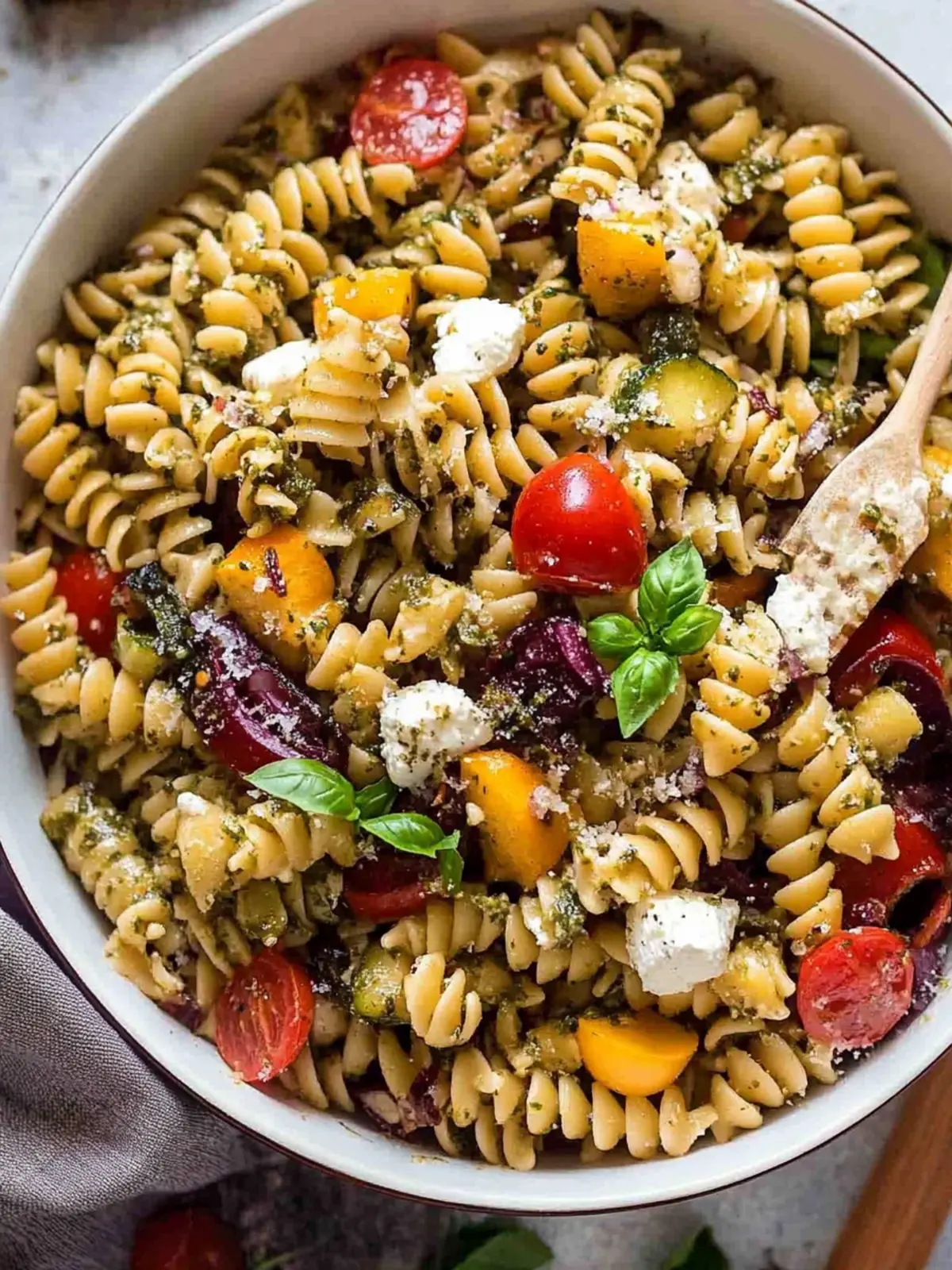 Marinated Vegetarian Pasta Salad: Bright and Refreshingly Delicious 3 MARINATED Vegetarian Pasta Salad