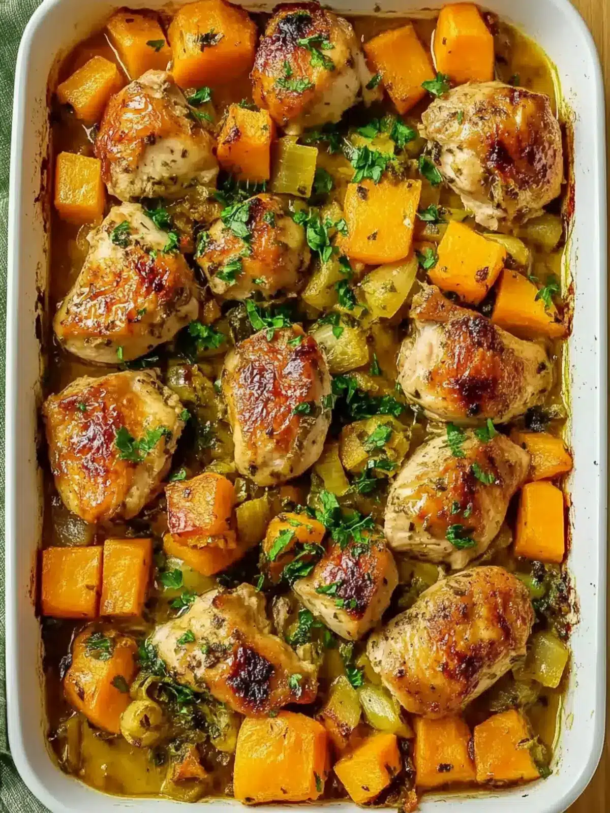 Roasted Chicken Leek and Butternut Squash Bake for Cozy Nights 5 Roasted Chicken Leek and Butternut Squash