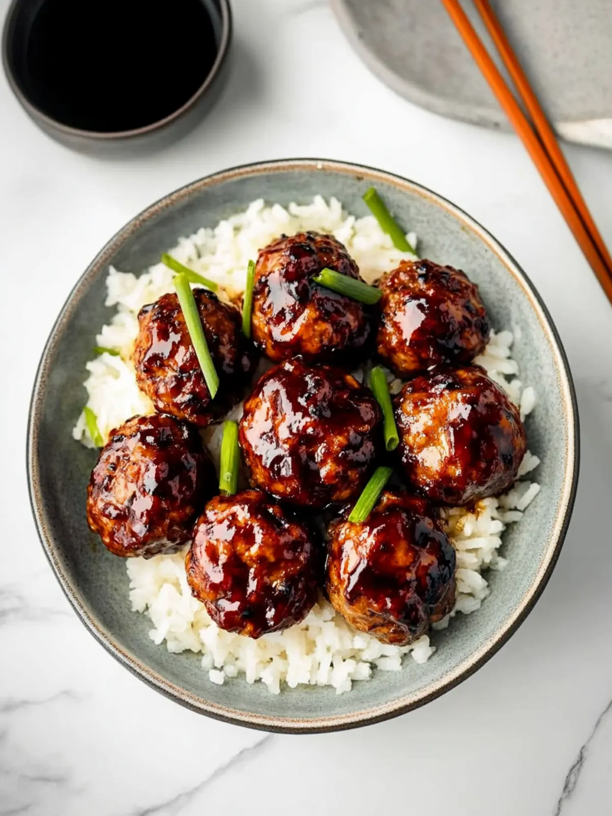 Savory Lion's Head Chinese Meatballs in Sweet Sauce Delight 5 Lion's Head Chinese Meatballs