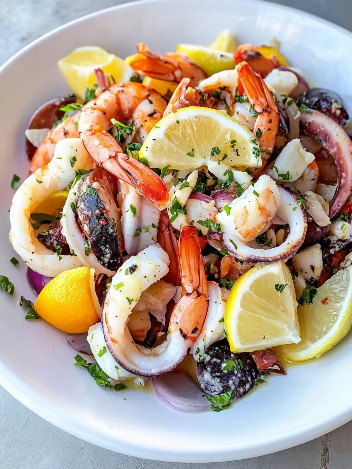 Fresh Italian Seafood Salad That Dazzles Your Taste Buds 3 Seafood Salad