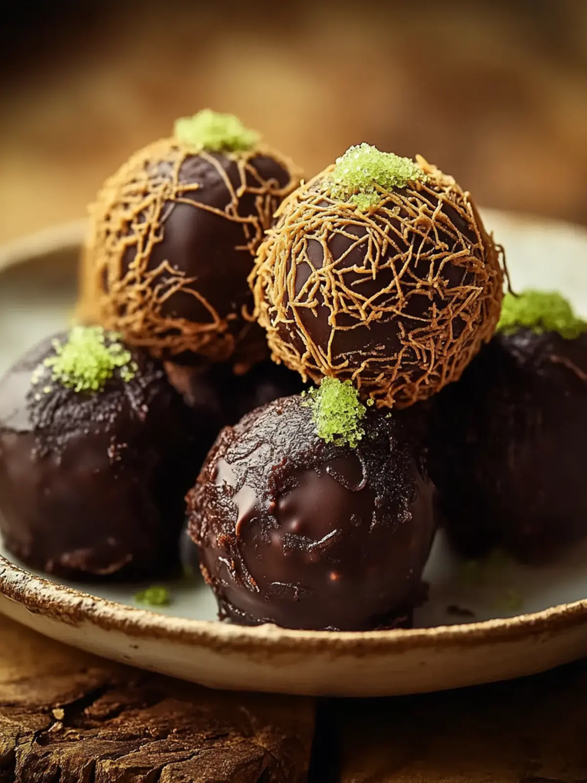 Indulge in Luxurious Dubai Chocolate Balls with Pistachio Bliss 3 Luxurious Dubai Chocolate Balls
