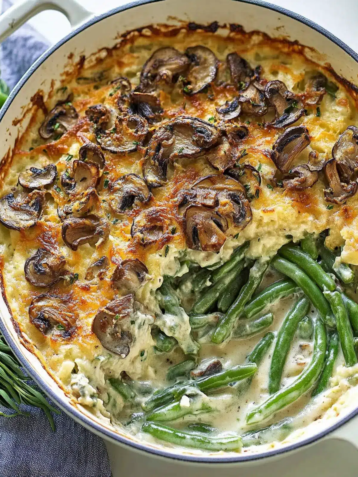 Creamy Green Bean and Mushroom Casserole for Cozy Nights 2 Green Bean and Mushroom Casserole