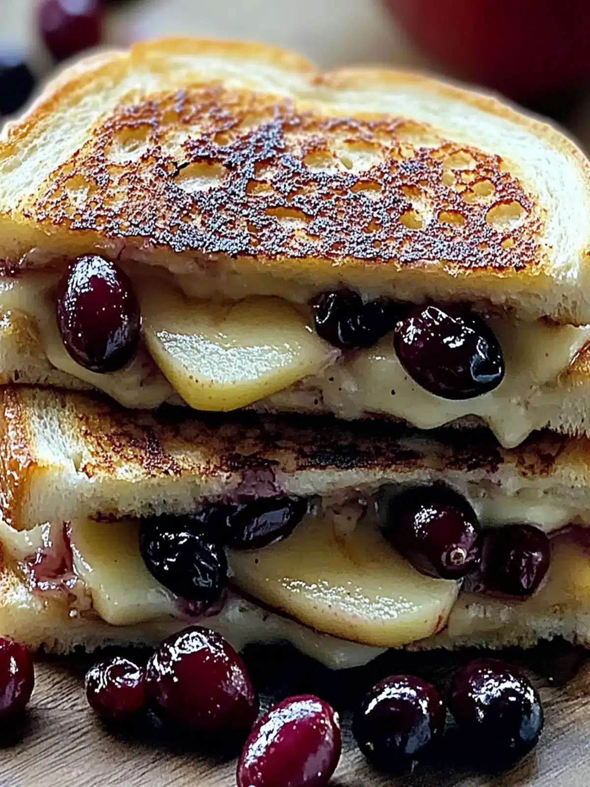 Taste Bliss with Apple Cranberry Grilled Cheese Delight 4 Apple Cranberry Grilled Cheese
