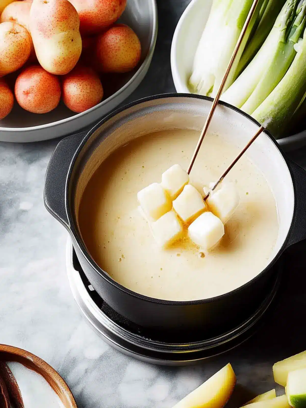 Indulge in Honey Champagne Fondue for a Blissful Dip Experience 4 Honey Champagne Fondue
