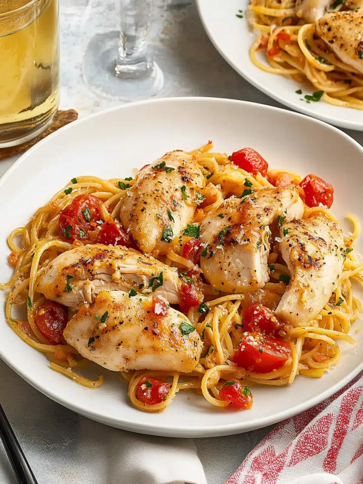 Savory Chicken Scampi in 25 Minutes – Easy and Delicious! 2 Chicken Scampi