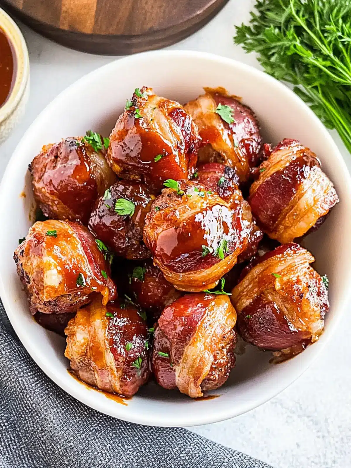 BBQ Bacon Wrapped Meatballs: Your New Game Day Essential 5 BBQ Bacon Wrapped Meatballs