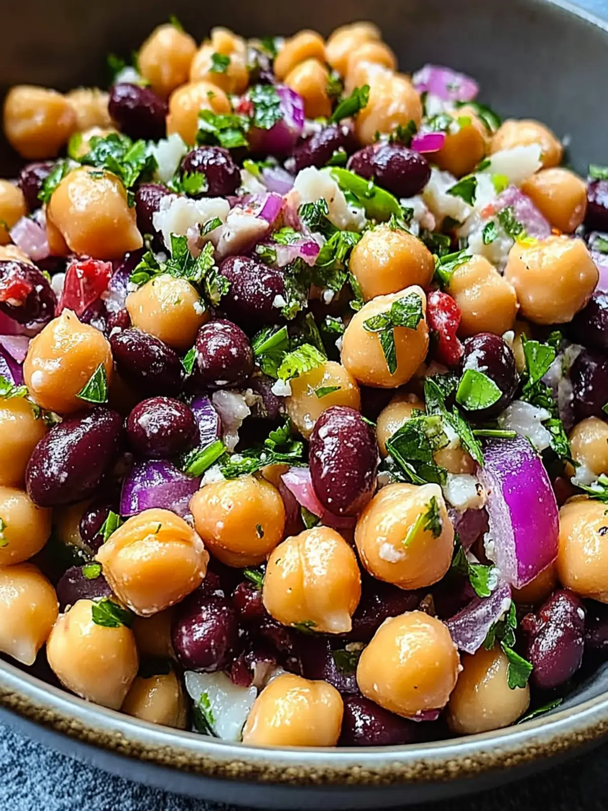 Chickpeas Black Beans Salad: Fresh Flavor in 20 Minutes 4 Chickpeas Black Beans Salad