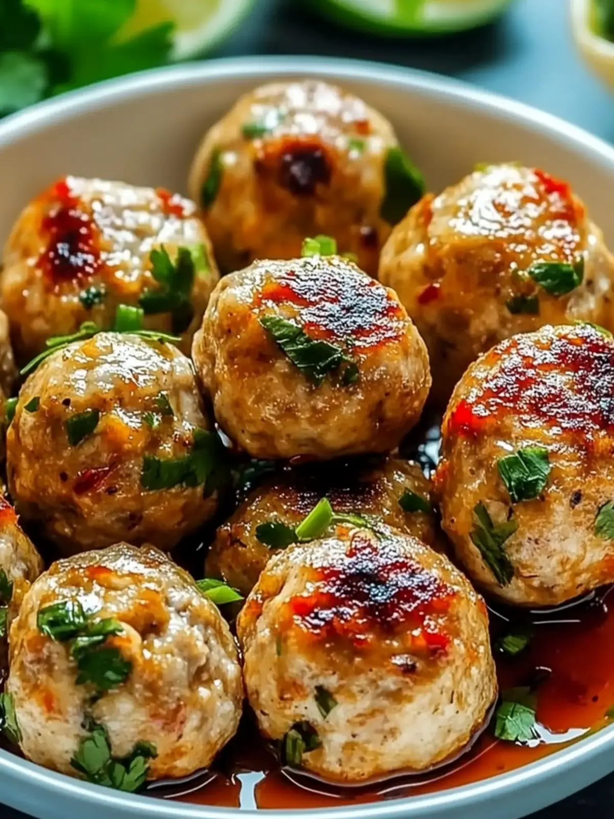 Indulge in Flavorful Thai Baked Chicken Meatballs Today 5 Thai Baked Chicken Meatballs