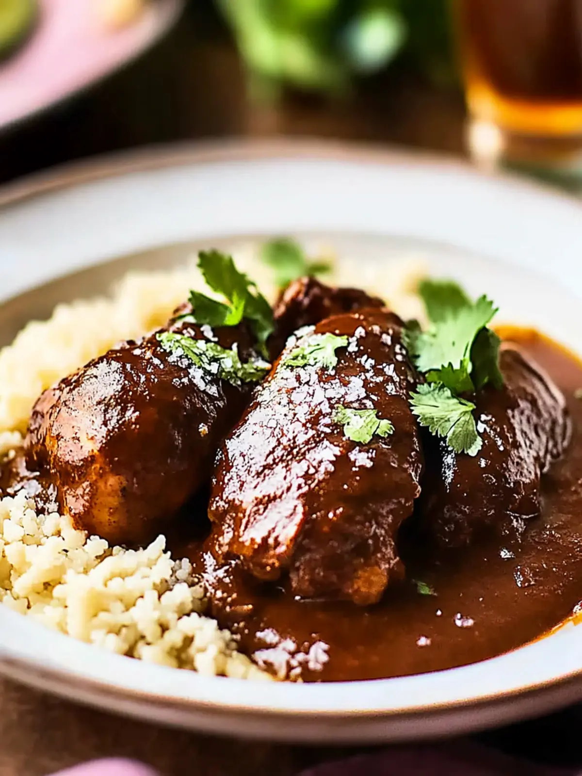 Savory Chicken Mole: A Chocolate-Infused Family Favorite 4 Chicken Mole
