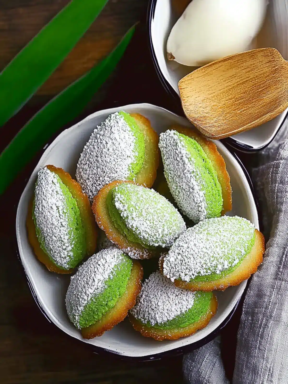 Pandan Coconut Madeleines: A Tropical Delight to Savor 5 Pandan Coconut Madeleines