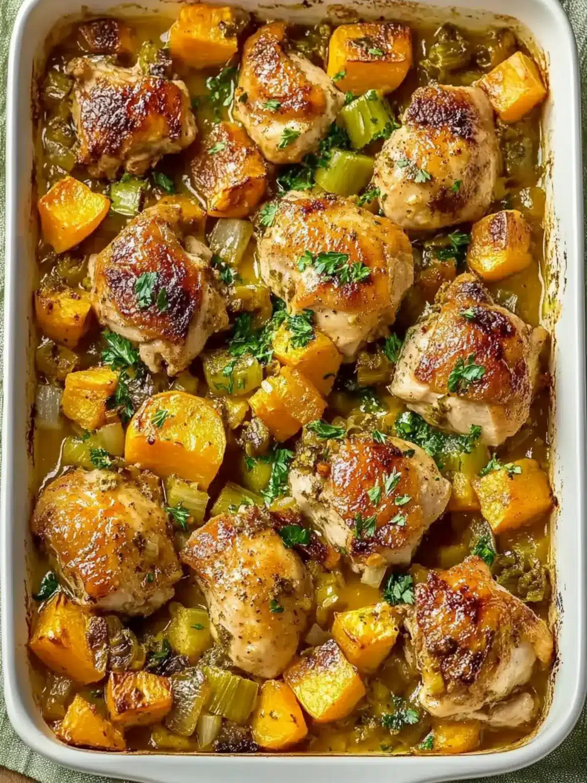 Roasted Chicken Leek and Butternut Squash Bake for Cozy Nights 4 Roasted Chicken Leek and Butternut Squash