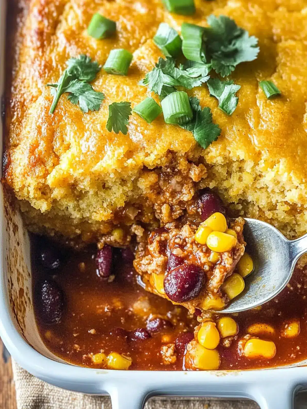 Cozy Up with Chili Cornbread Casserole Delight 5 Chili Cornbread Casserole