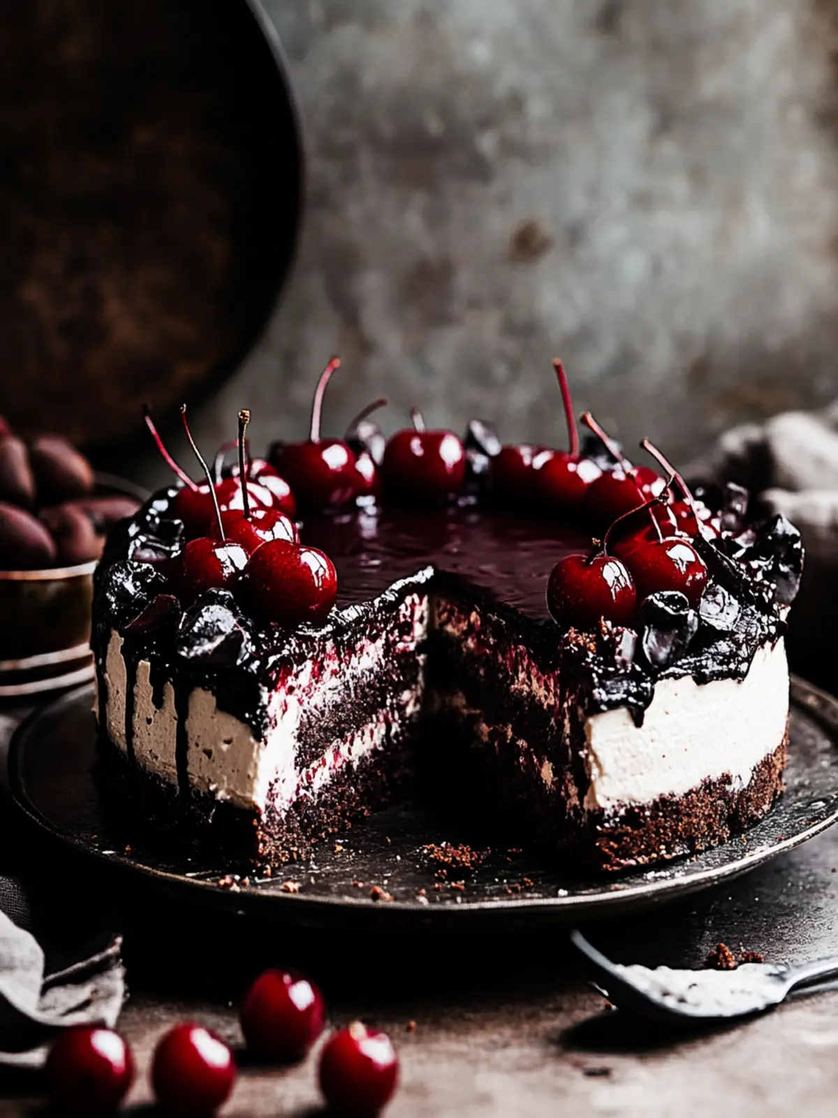 Decadent Black Forest Cheesecake That Redefines Indulgence 3 Black Forest Cheesecake