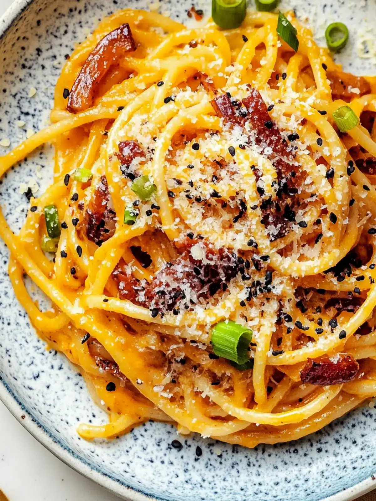 Spicy Gochujang Carbonara: A Quick Comfort Food Delight 2 Gochujang Carbonara