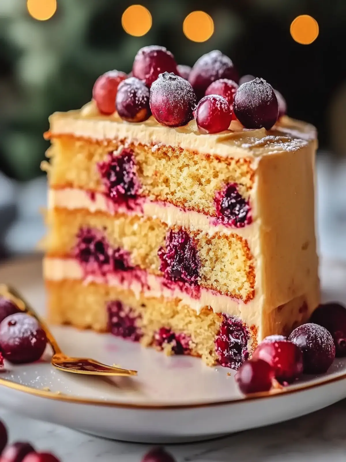 Cranberry Orange Layer Cake: Celebrate with Citrus Bliss 2 Cranberry Orange Layer Cake