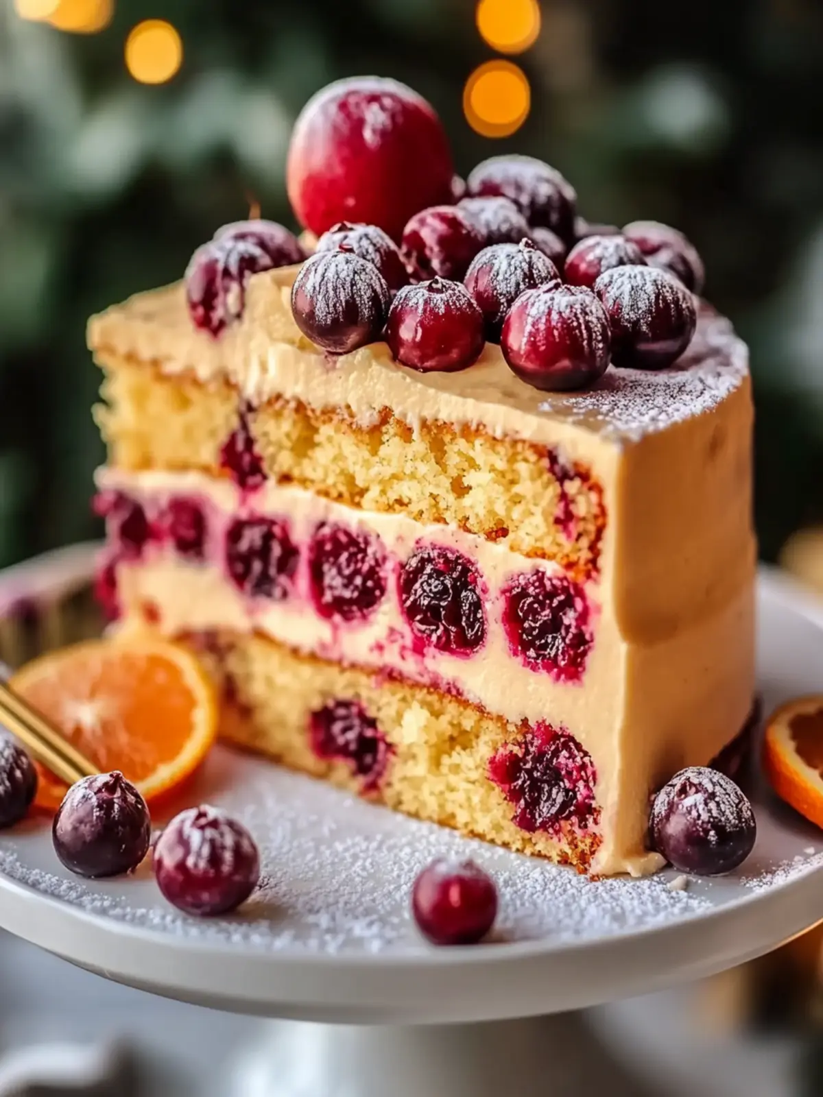 Cranberry Orange Layer Cake: Celebrate with Citrus Bliss 5 Cranberry Orange Layer Cake