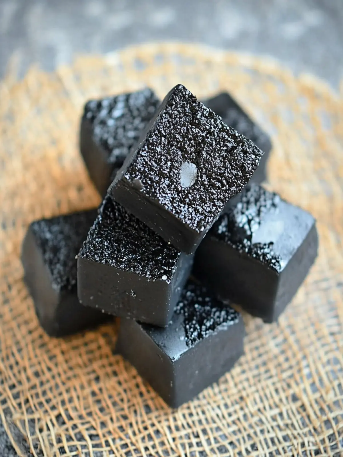 Make Holiday Magic with Christmas Coal Candy Black Fudge 3 Christmas Coal Candy (Black Fudge)