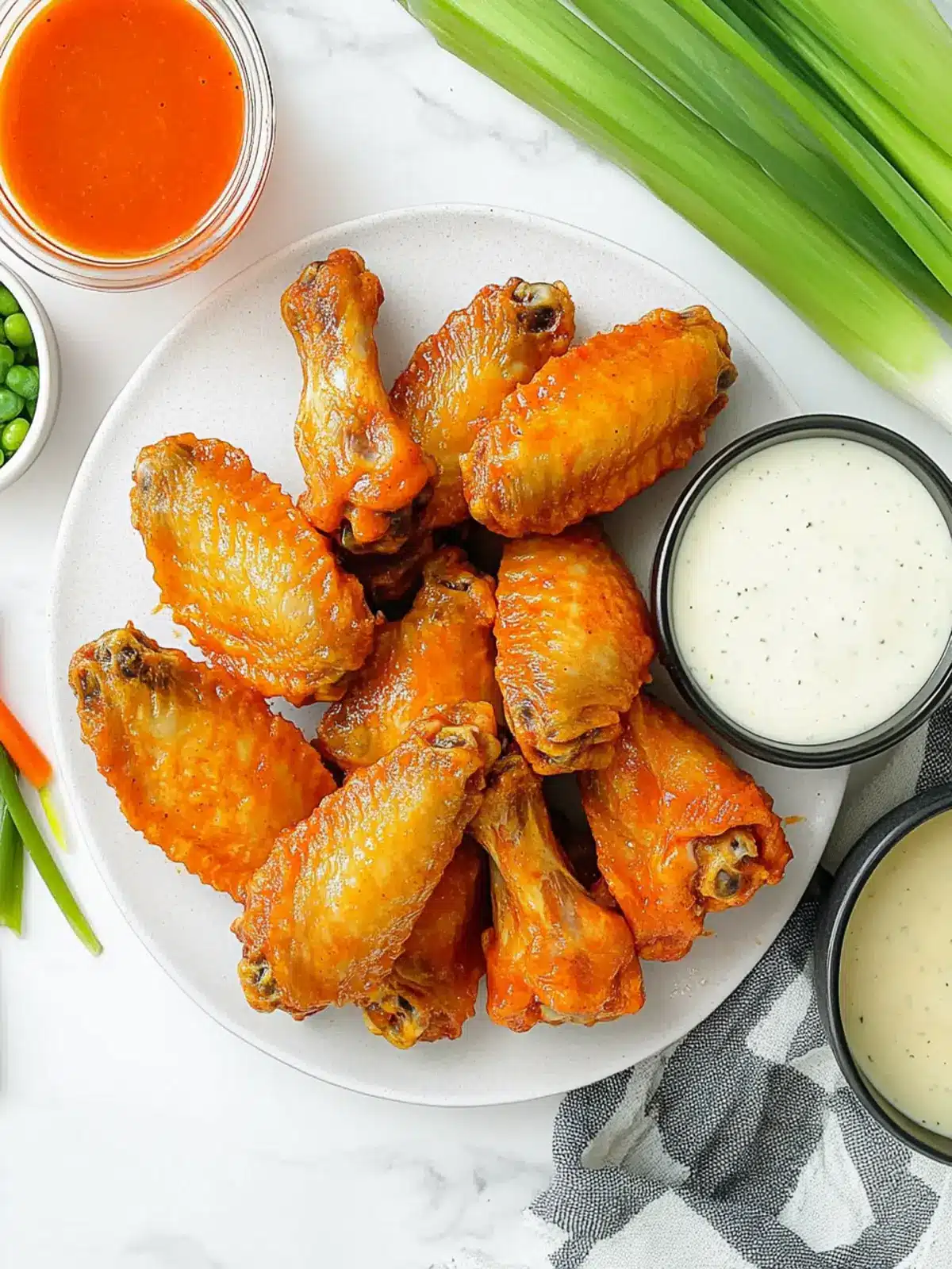 Crispy Baked Buffalo Wings That Everyone Will Crave! 3 Crispy Baked Buffalo Wings